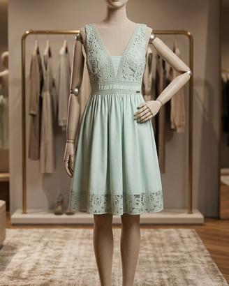 abito corto verde acqua Guess 