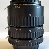 Tubi di prolunga attacco Nikon F (Nikkor)