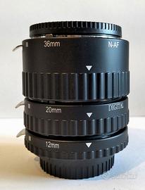 Tubi di prolunga attacco Nikon F (Nikkor)
