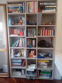 Armadio 6 ante + cassetti e libreria a giorno