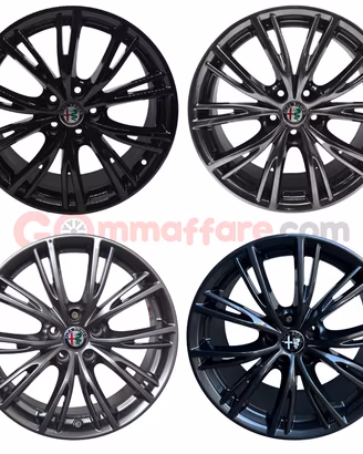 4 Cerchi da 18' in Lega - Alfa Romeo - Stelvio Giu