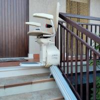 Montascale a poltroncina per esterno