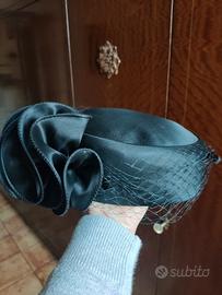 Cappello nero donna cerimonia 