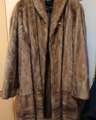 pelliccia visone nocciola