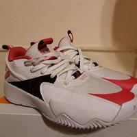 Adidas Dame Dolla - Bianche e Rosse - Taglia 43 ⅓