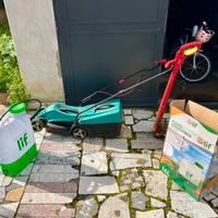 tagliaerba bosh più tagliabordi pompa irroratrice