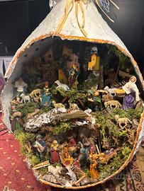 Presepio in damigiana
