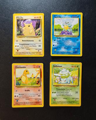 Quartetto Starters Set Base - Carte Pokemon 