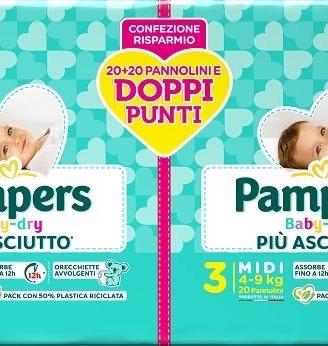 Pampers baby dry taglia 3 - 120 pannolini