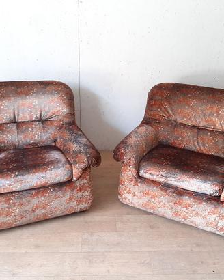 Poltrone design anni '70 mimo j. Padova