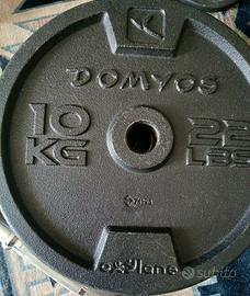 set Dischi pesi decathlon palestra  10kg