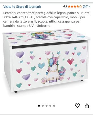 Contenitore giochi in legno