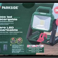 Nuovo!Lampada faro LED batteria Parkside GARANZIA