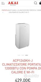  Condizionatore portatile AKAI12000BTU
