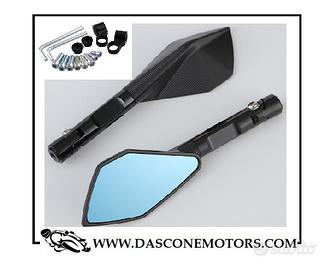 Coppia specchietti Universali neri -- ACCESSORI UN