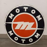 STEMMA d'epoca MOTOM targa antica