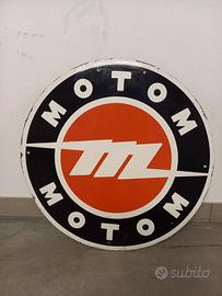 STEMMA d'epoca MOTOM targa antica