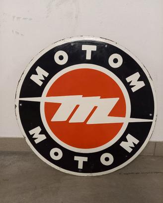 STEMMA d'epoca MOTOM targa antica