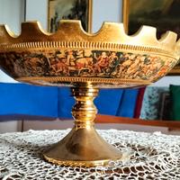 PORTAFRUTTA VINTAGE IN OTTONE 