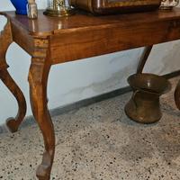 Consolle legno di noce Luigi Filippo 800 900