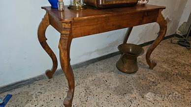 Consolle legno di noce Luigi Filippo 800 900