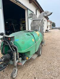 Botte 2000lt con torretta acciaio inox