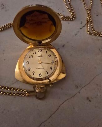 Orologio ciondolo vintage Zaria URSS
