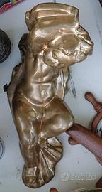 Putto reggimensola in ceramica vintage