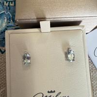 orecchini in acqua marina