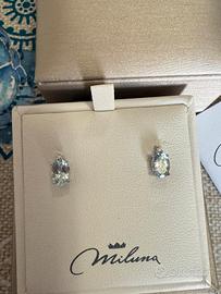 orecchini in acqua marina