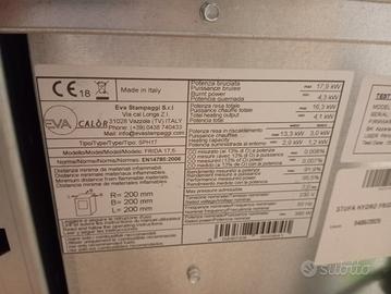 stufa a pellet Idro EVA CALOR FRIDA 17;5KW