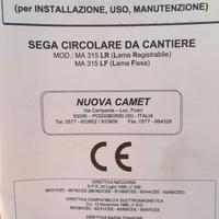 Sega circolare da cantiere San Marco