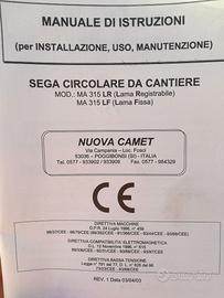 Sega circolare da cantiere San Marco