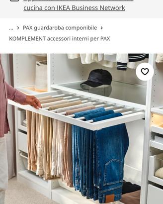 portapantaloni komplement pax ikea