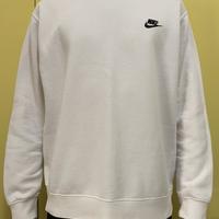 Felpa Bianca Nike Taglia M Cotone