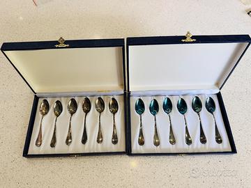 Servizio set 12 cucchiaini argento 800 100PD