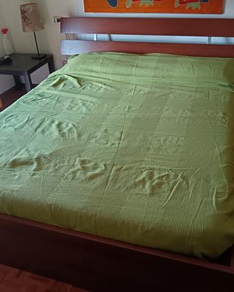 Letto matrimoniale con rete
