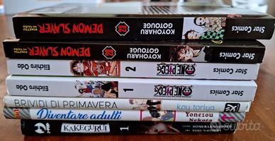 7 manga, vari generi