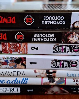 7 manga, vari generi