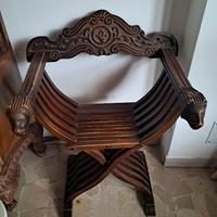 Sedia in legno simile Savonarola