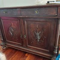 Credenza in legno 2 ante 2 cassetti