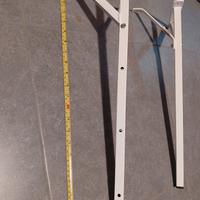 coppia aste sentibiancheria da esterno