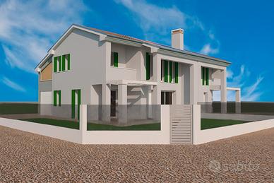 Campodarsego - porzione di bifamiliare al grezzo