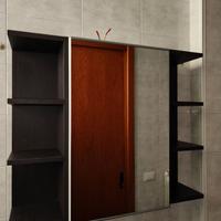 Mobile specchio con anta