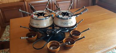 Set per fondue bourguignonne e fondure chinoise