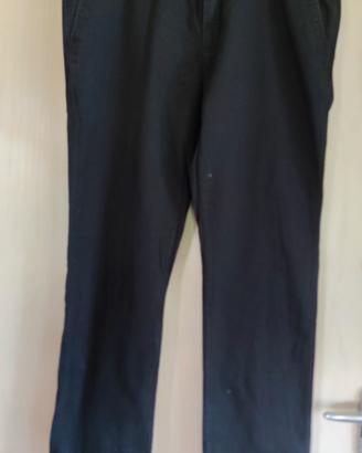 Pantaloni Uomo Neri Tg 48