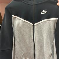 FELPA TECH GRIGIA E NERA ORIGINALE