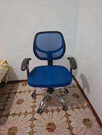 Sedia da scrivania ergonomica  con ruote