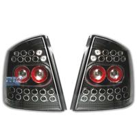 FANALI OPEL ASTRA G 3P 5P 97-04 LED FONDO NERO