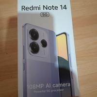 REDMI NOTE 14 5G NUOVO CON COVER ORIGINALE